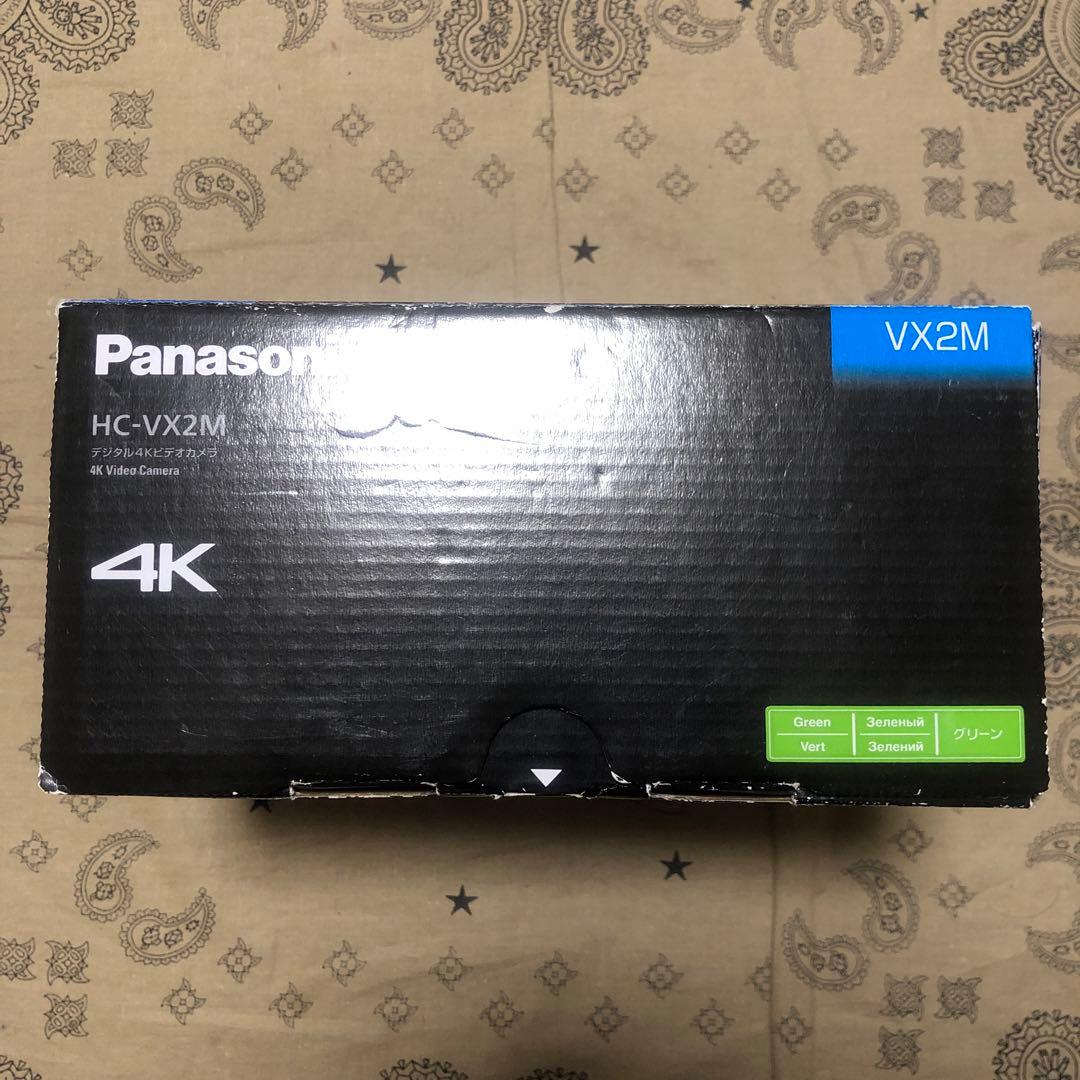 ほぼ新品 Panasonic HC-VX2M 4K Wi-Fi ビデオカメラ
