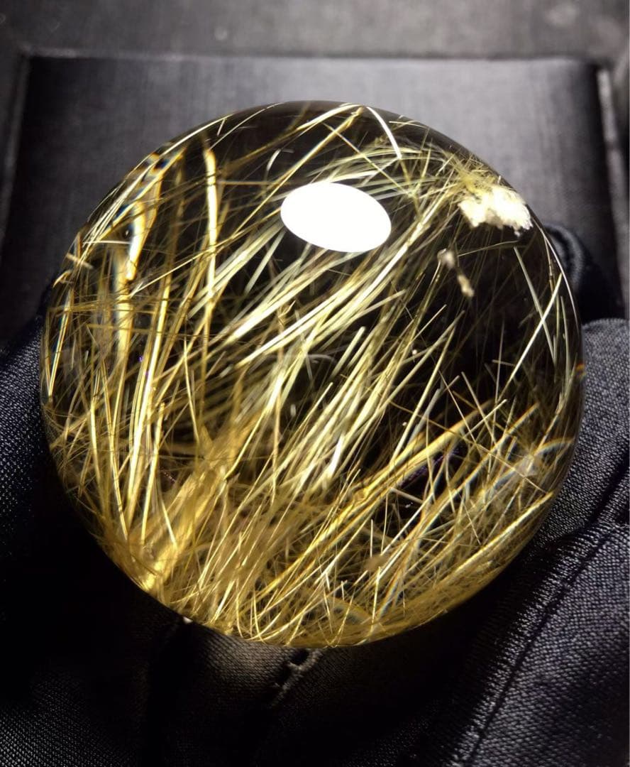 ⭐︎【天然】タイチンクオーツ 置物 47.4mm 146.7g