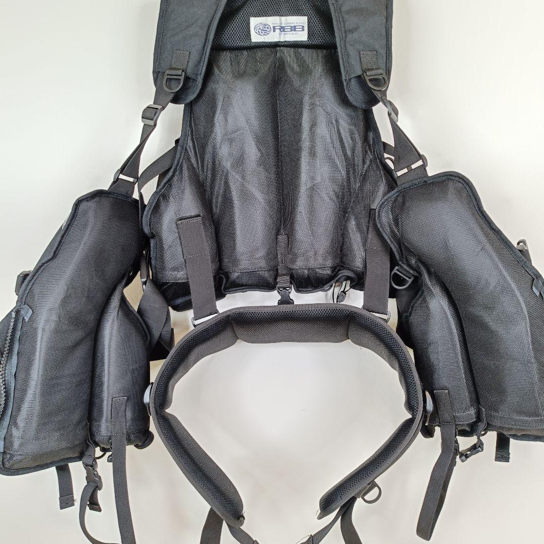 RBB リバレイ ゲームベスト ハイフロートモデル ブラック ポーチ2個付き美品