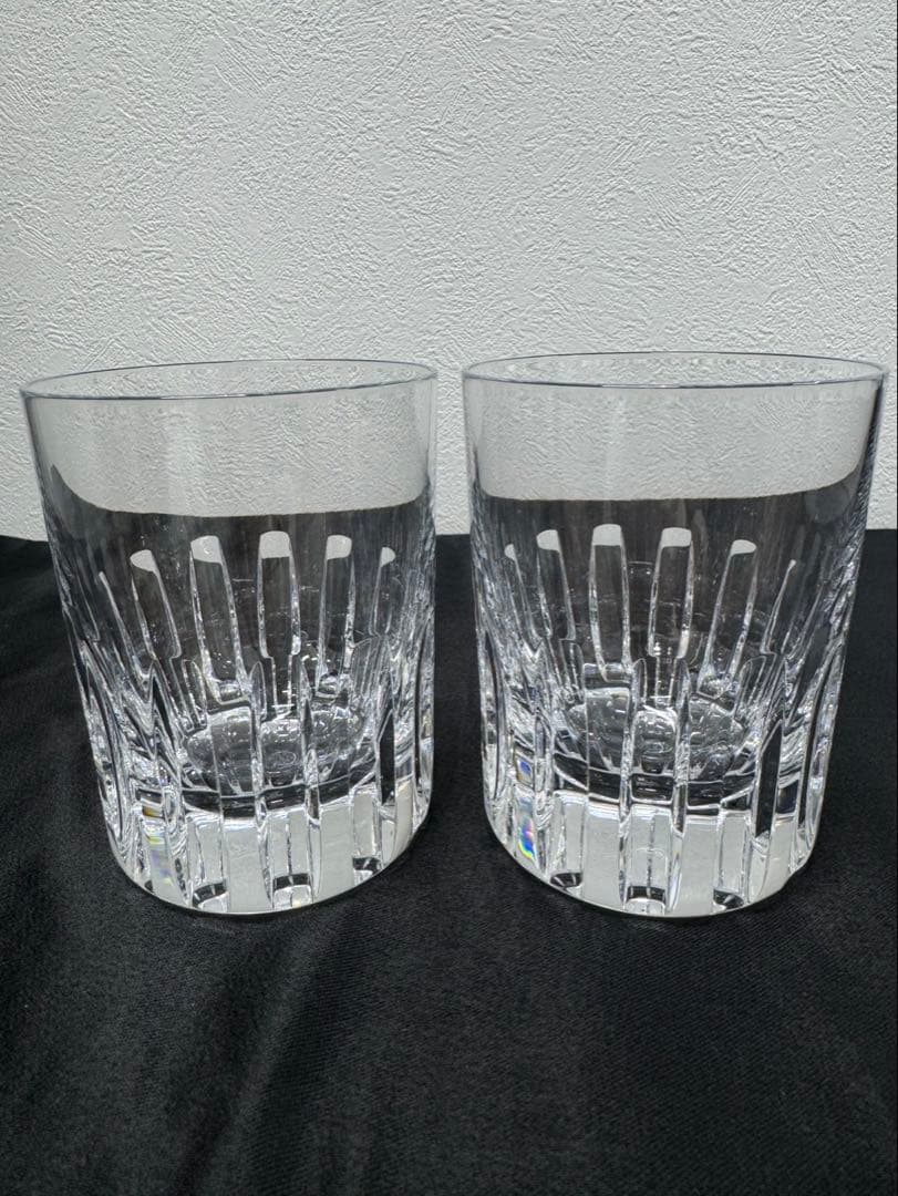 baccara バカラ ロックグラス ロータリー 2個セット