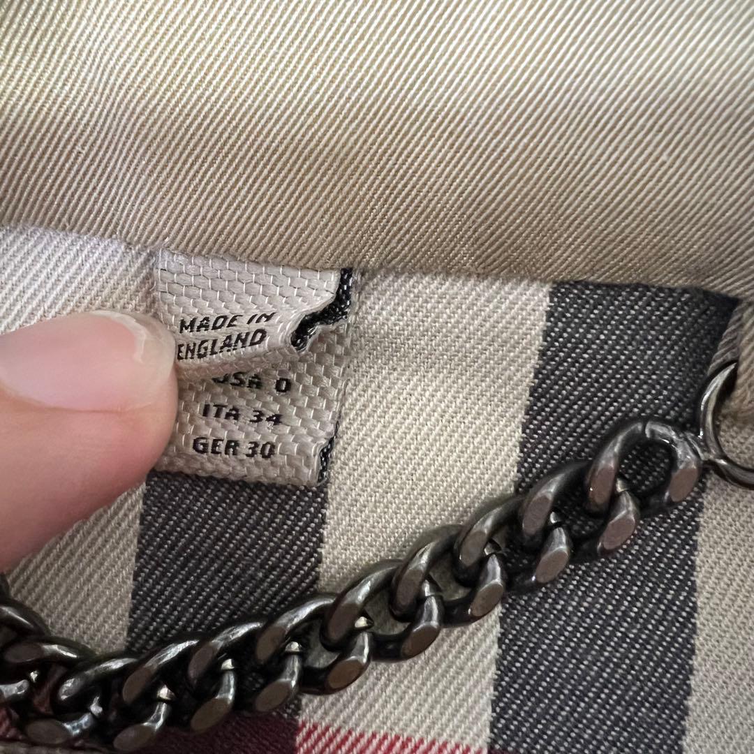近年品♡バーバリー♡トレンチコート　ベルト　ライナー　メガチェック　ハニー