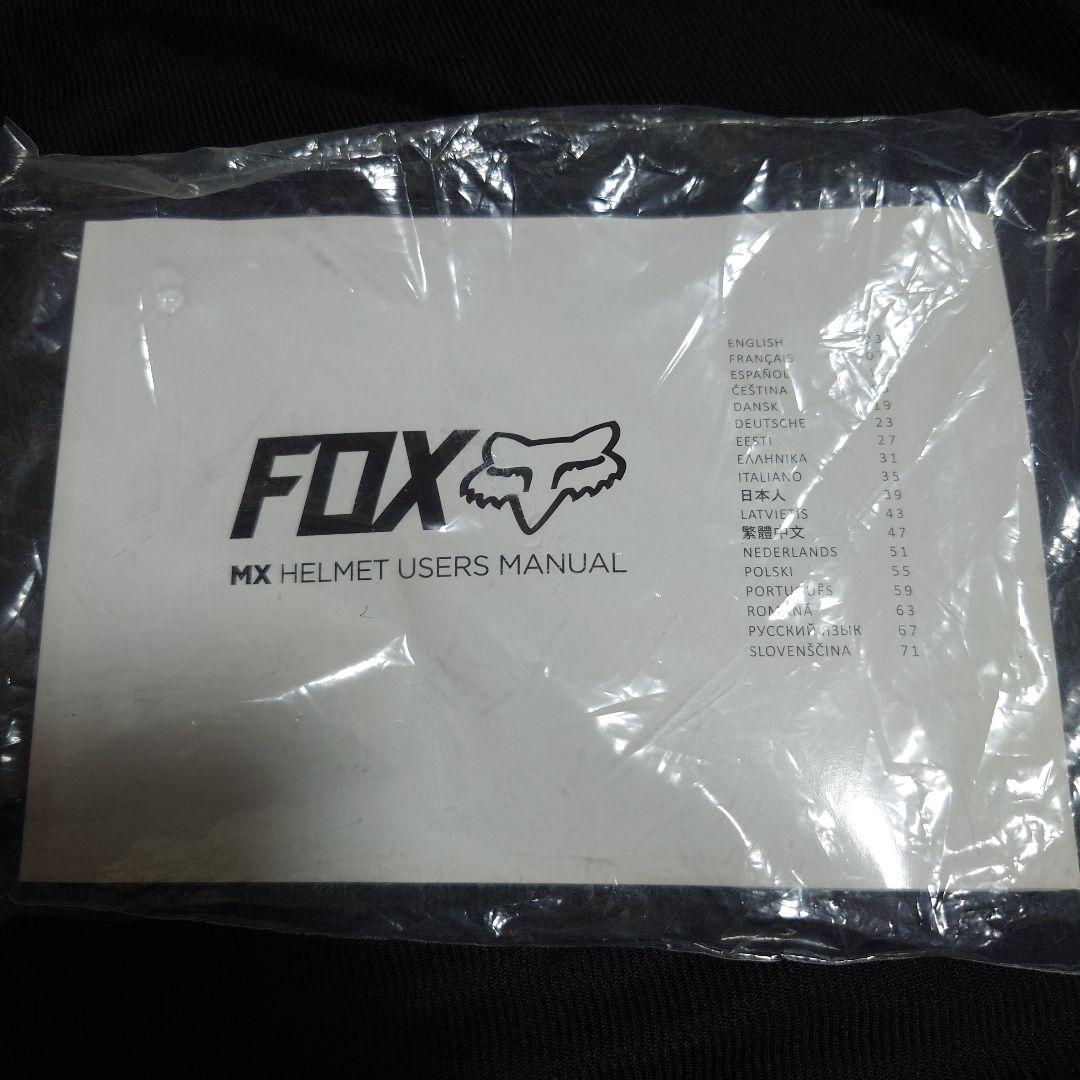 FOX フルフェイスヘルメット ゴーグル付き