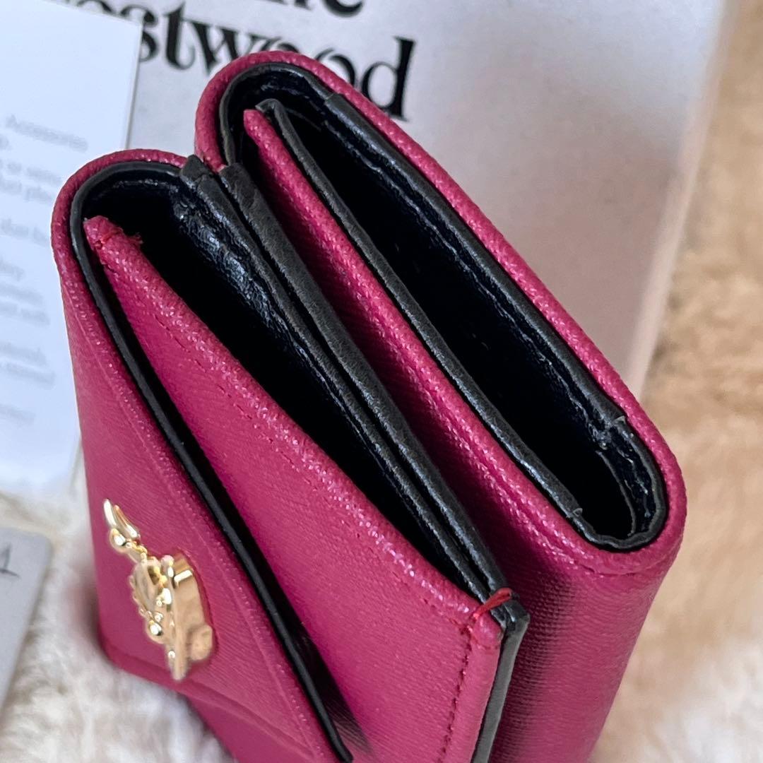 ヴィヴィアン 三つ折りミニ財布 Vivienne Westwood エコレザー