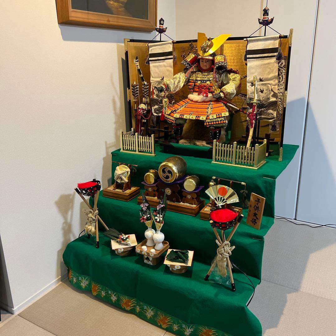 【値下げ】五月人形　3段飾り