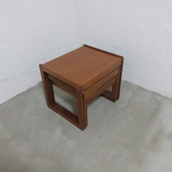 イギリス ビンテージ 家具 ネストテーブル 入れ子式 英国 6072e