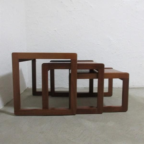 イギリス ビンテージ 家具 ネストテーブル 入れ子式 英国 6072e