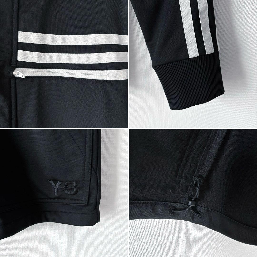 Y-3 / 片側3ストライプス フーデッドトラックトップ