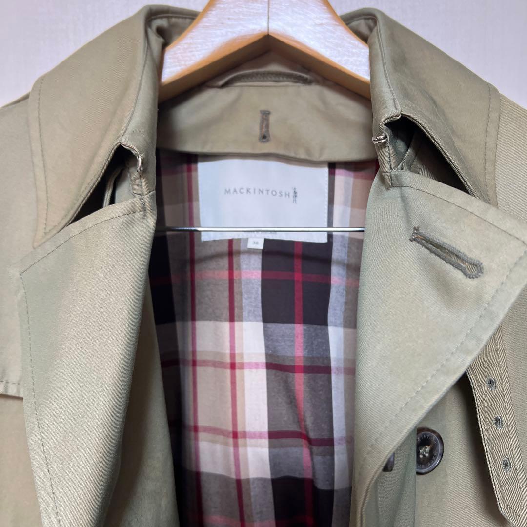 未使用級 MACKINTOSH トレンチコート 38