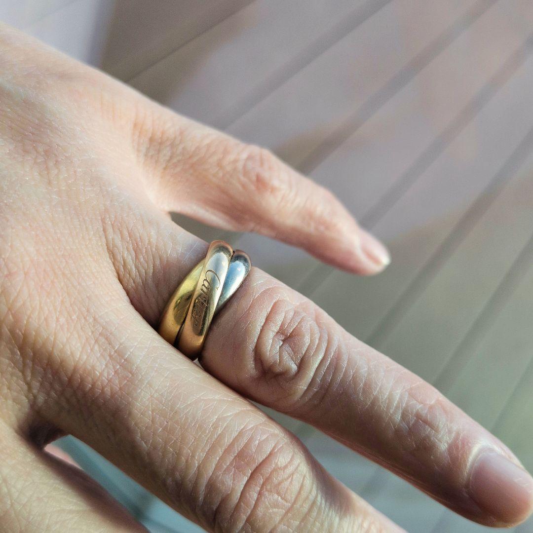 ま*め様 Cartier Au750 リング サイズ50 OAW272