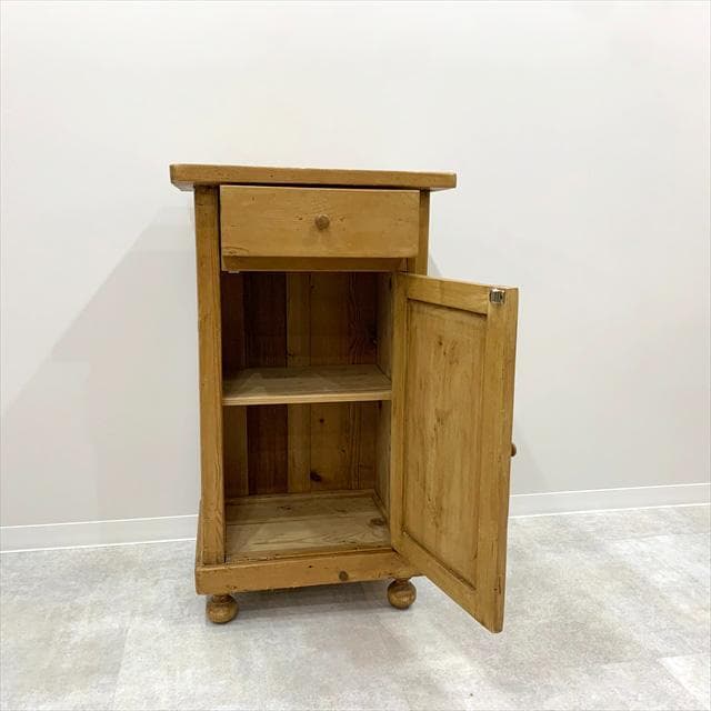 ペニーワイズオールドパインサイドキャビネット（左開き）
