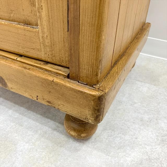 ペニーワイズオールドパインサイドキャビネット（左開き）