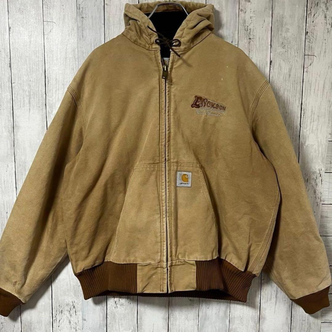 carhartt カーハート アクティブパーカー 刺繍ロゴ ワンポイントロゴ