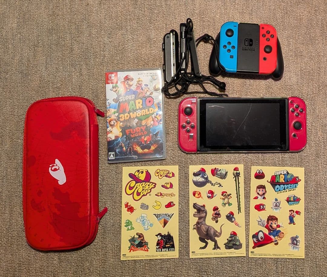 ニンテンドー スイッチ スーパーマリオオデッセイ セット品 多数付属品付き★