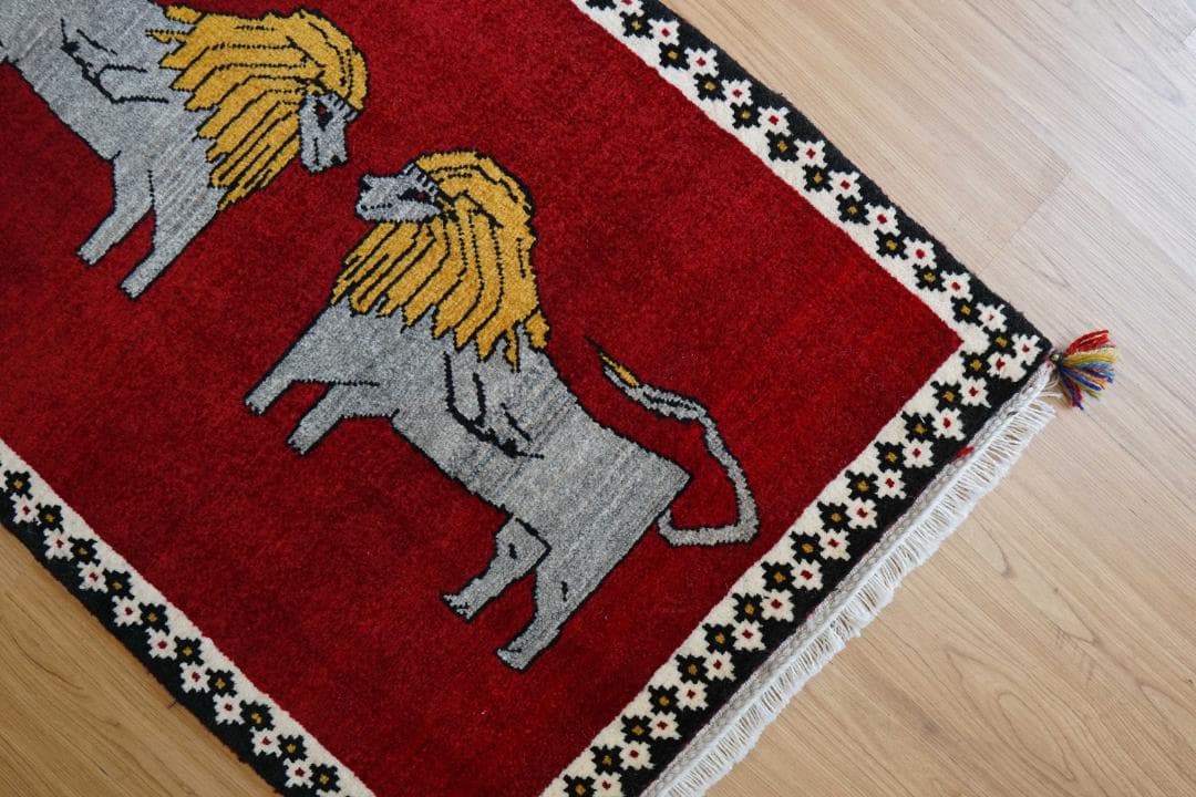 手織り ペルシャ絨毯　カシュカイ族 110x73cm