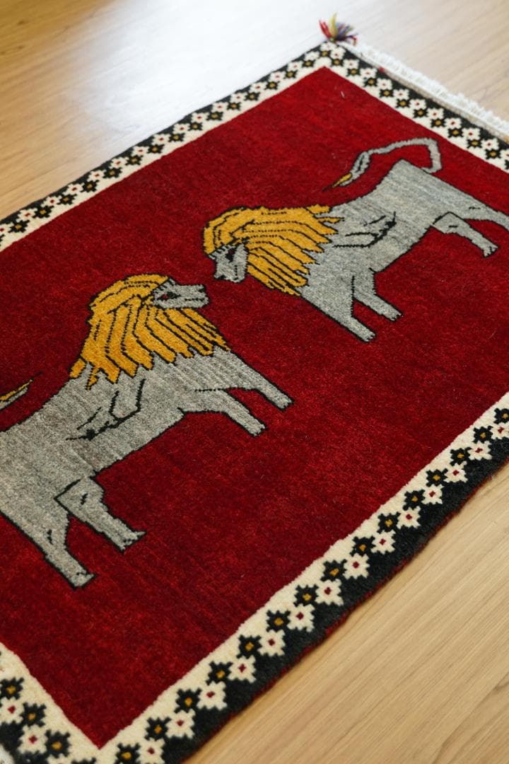 手織り ペルシャ絨毯　カシュカイ族 110x73cm