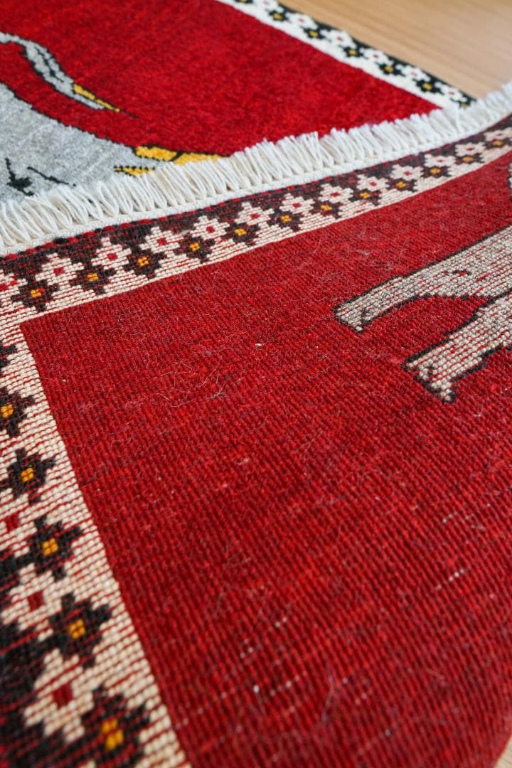 手織り ペルシャ絨毯　カシュカイ族 110x73cm