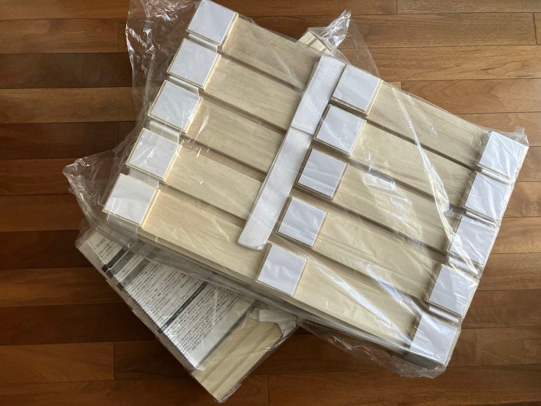 すのこベッド セミダブル 天然木 通気性 桐 軽量 ロール式 布団 ナチュラル