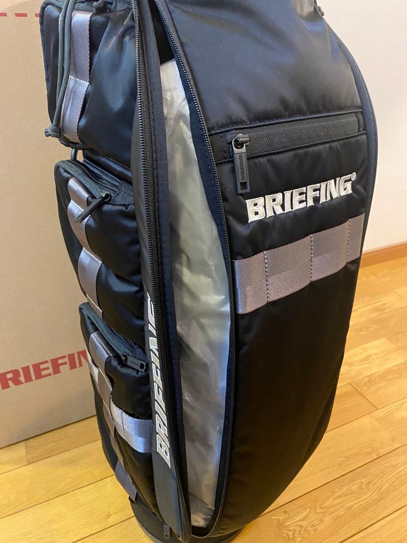 【未使用品】BRIEFING キャディバッグ CR-6 ブラックスティール