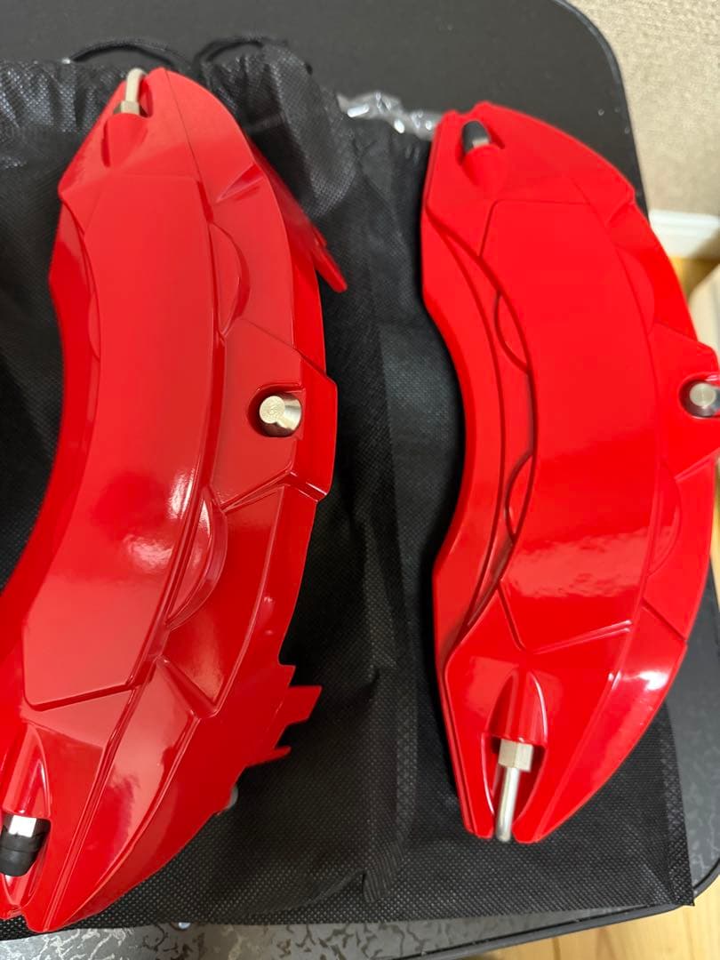 ハリアー80系用　高耐久金属製キャリパーカバーセット　レッド