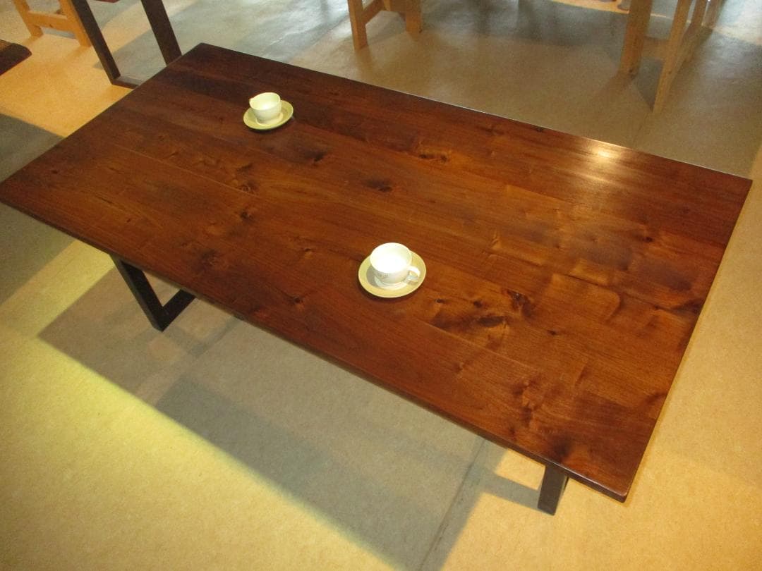 J-0030■　ウォールナット　テーブル　ローテーブル　ダイニング　座卓　天板