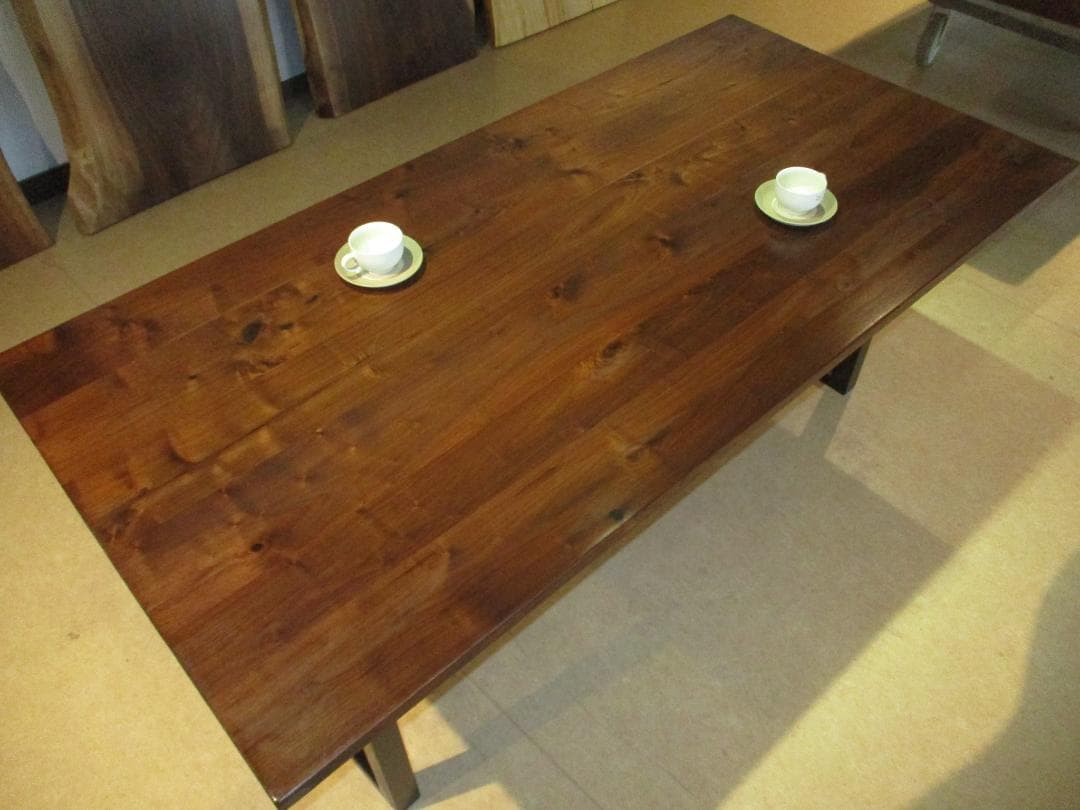 J-0030■　ウォールナット　テーブル　ローテーブル　ダイニング　座卓　天板