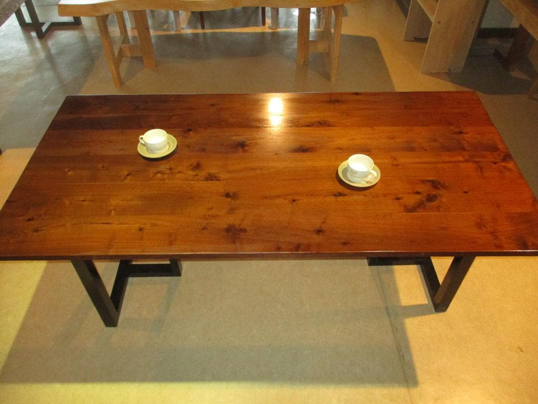 J-0030■　ウォールナット　テーブル　ローテーブル　ダイニング　座卓　天板