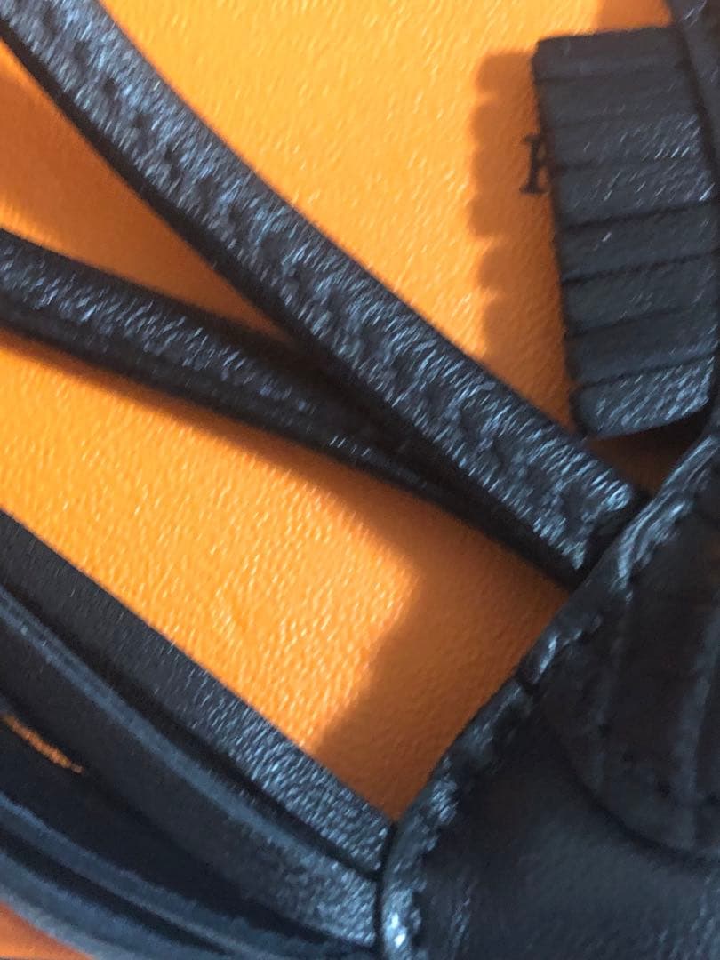 最終価格　エルメス　美品　ロデオPM ピーチスキン　クロコ　ブラック　Z刻印