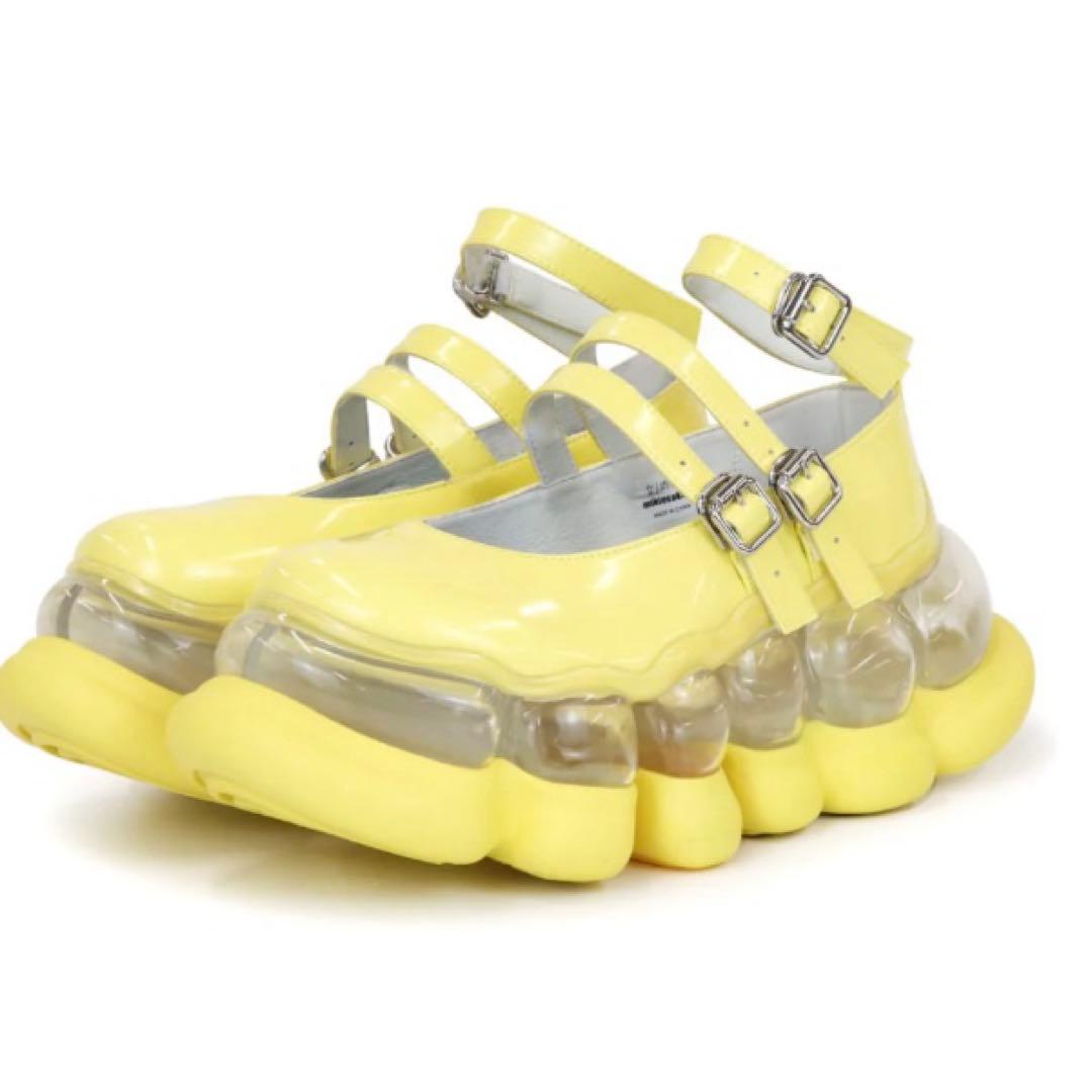 Jewelry Ark Three Straps Mary Jane イエロー