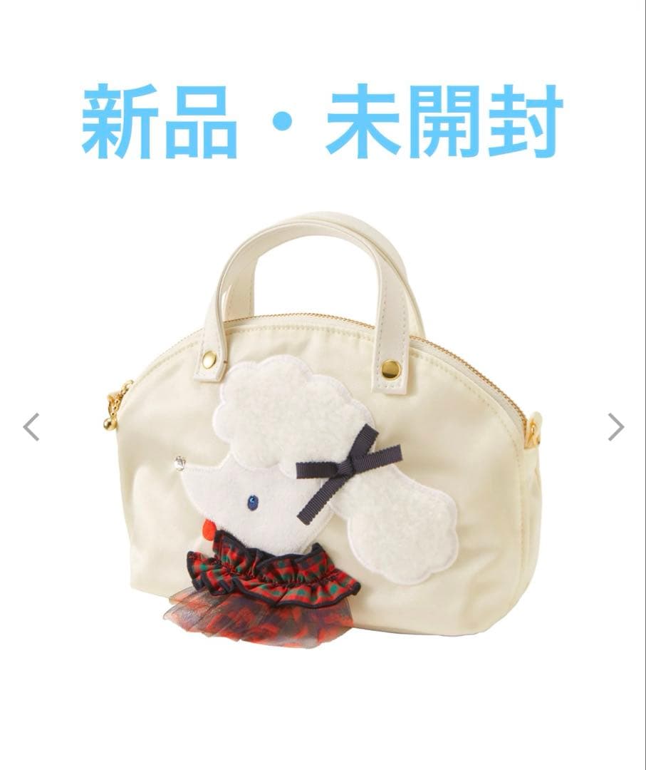 新品未開封 Bibiy × familiar ミニバッグ 赤系ファミリアチェック