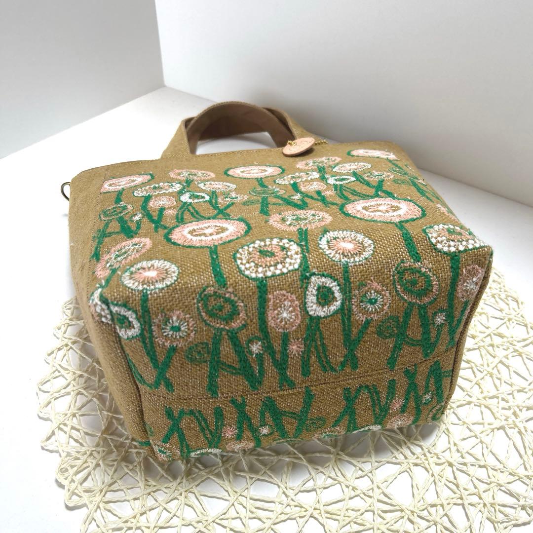 ミナペルホネン縦長トートバッグ　ハンドメイド