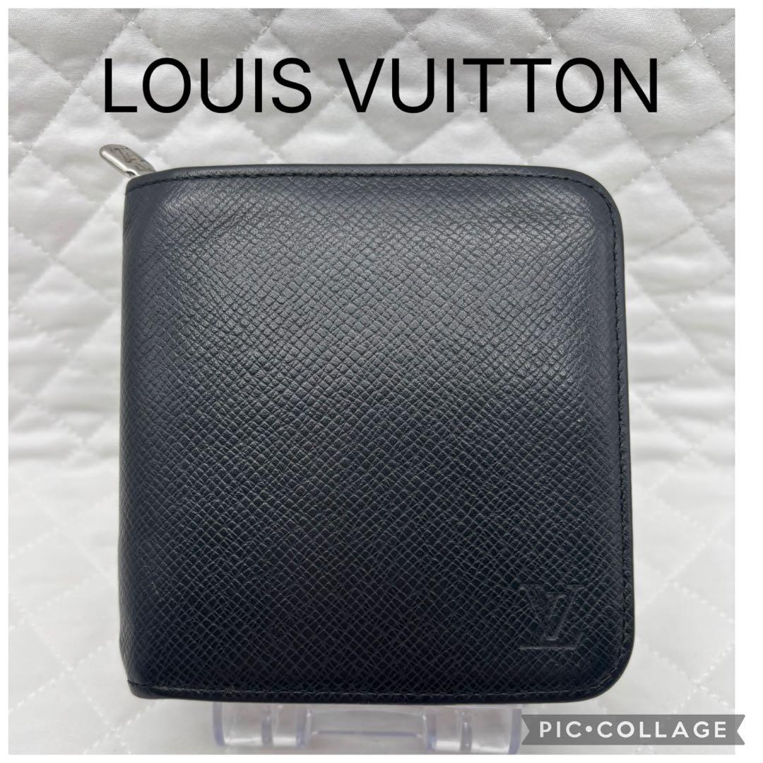 買取見積書有り　美品ルイヴィトン　ポルト・ビエ・モネ・ジップ　タイガ二つ折り財布