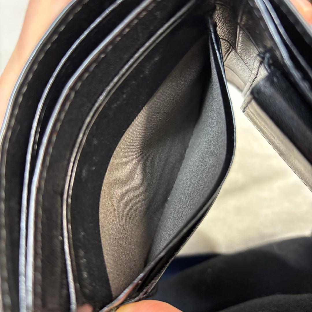 ヴィヴィアンウエストウッド クロコダイル型押し 二つ折り財布