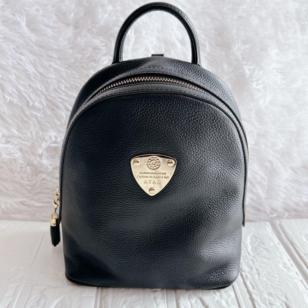 ATAO ミッドタウン 4way ショルダーバッグ ブラック 本革 アタオ 黒