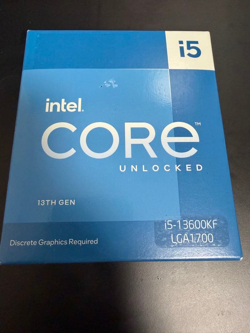Intel Core i5-13600KF (13th Gen) 動作確認済み