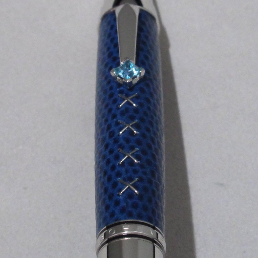 モンブラン ボールペン ボエム シャークスキン ブルー