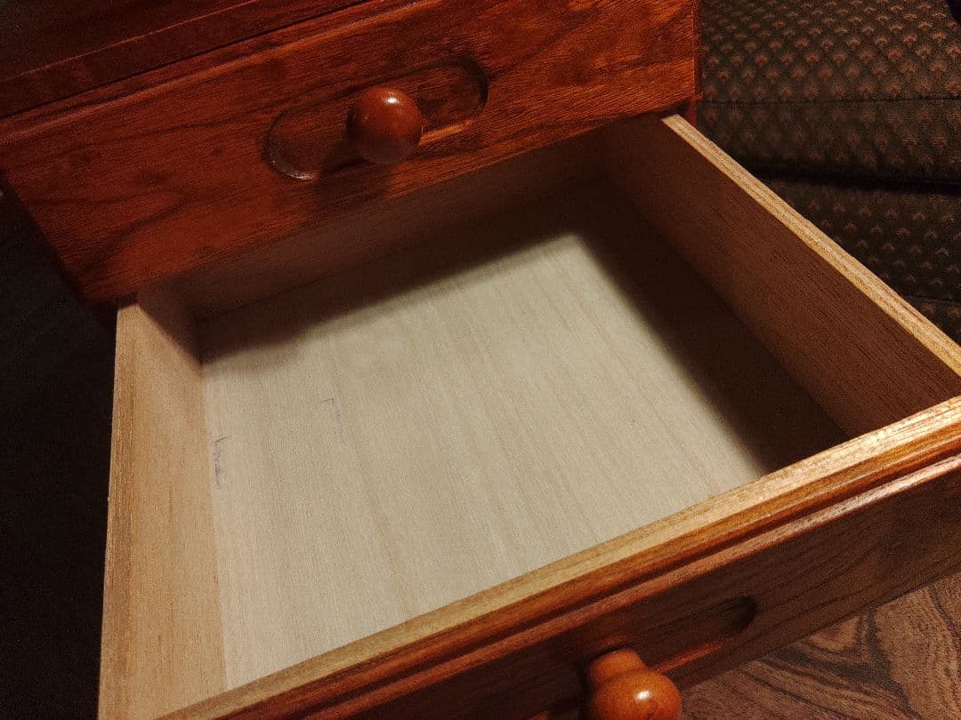 美品　無垢　チェスト　シェルフ　小箪笥　　　 工芸　民芸　天然　木製　古道具