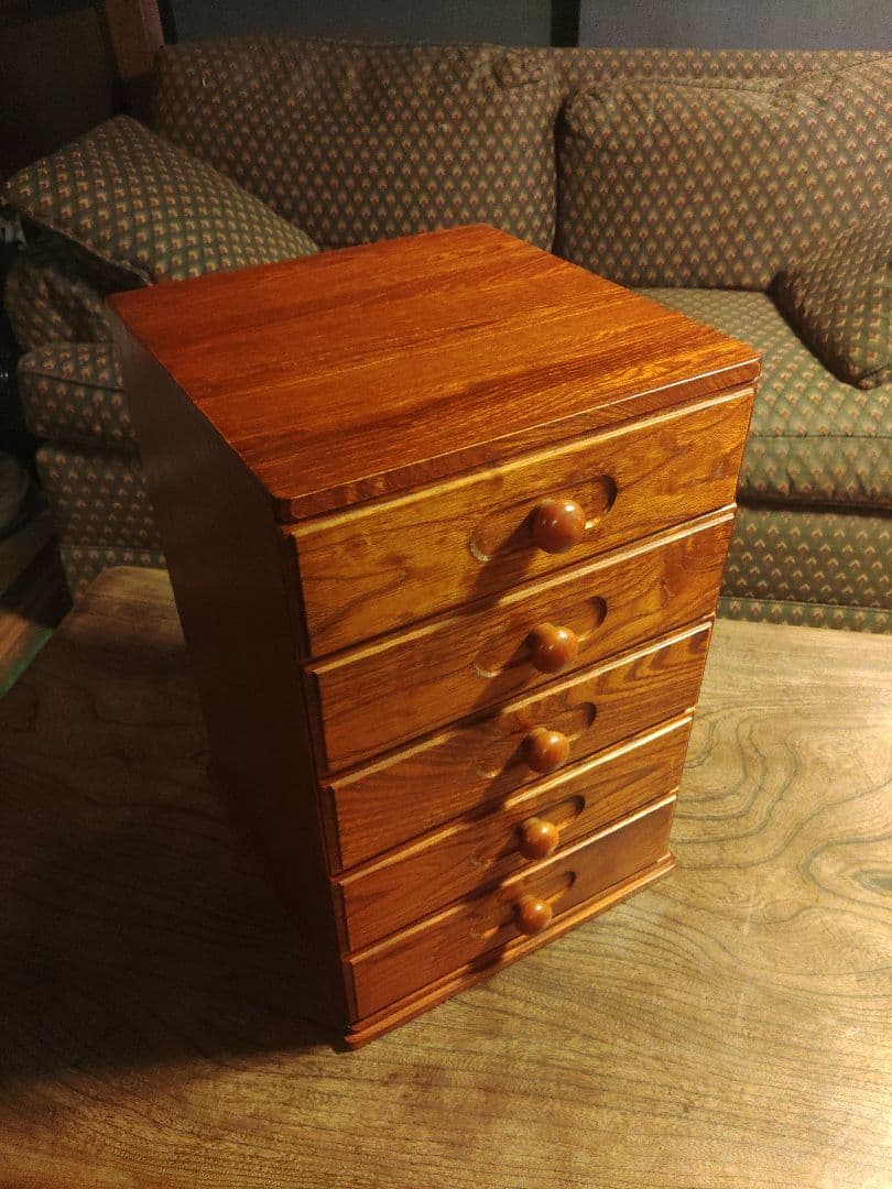 美品　無垢　チェスト　シェルフ　小箪笥　　　 工芸　民芸　天然　木製　古道具