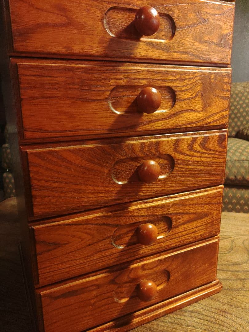 美品　無垢　チェスト　シェルフ　小箪笥　　　 工芸　民芸　天然　木製　古道具