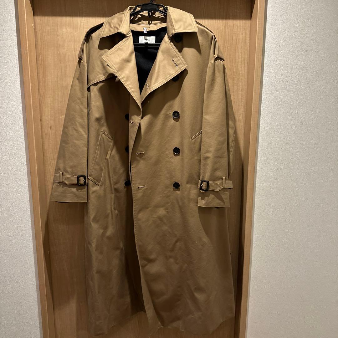 HYKE トレンチコートＴＲＥＮＣＨ　ＣＯＡＴ／ＢＩＧ　ＦＩＴ