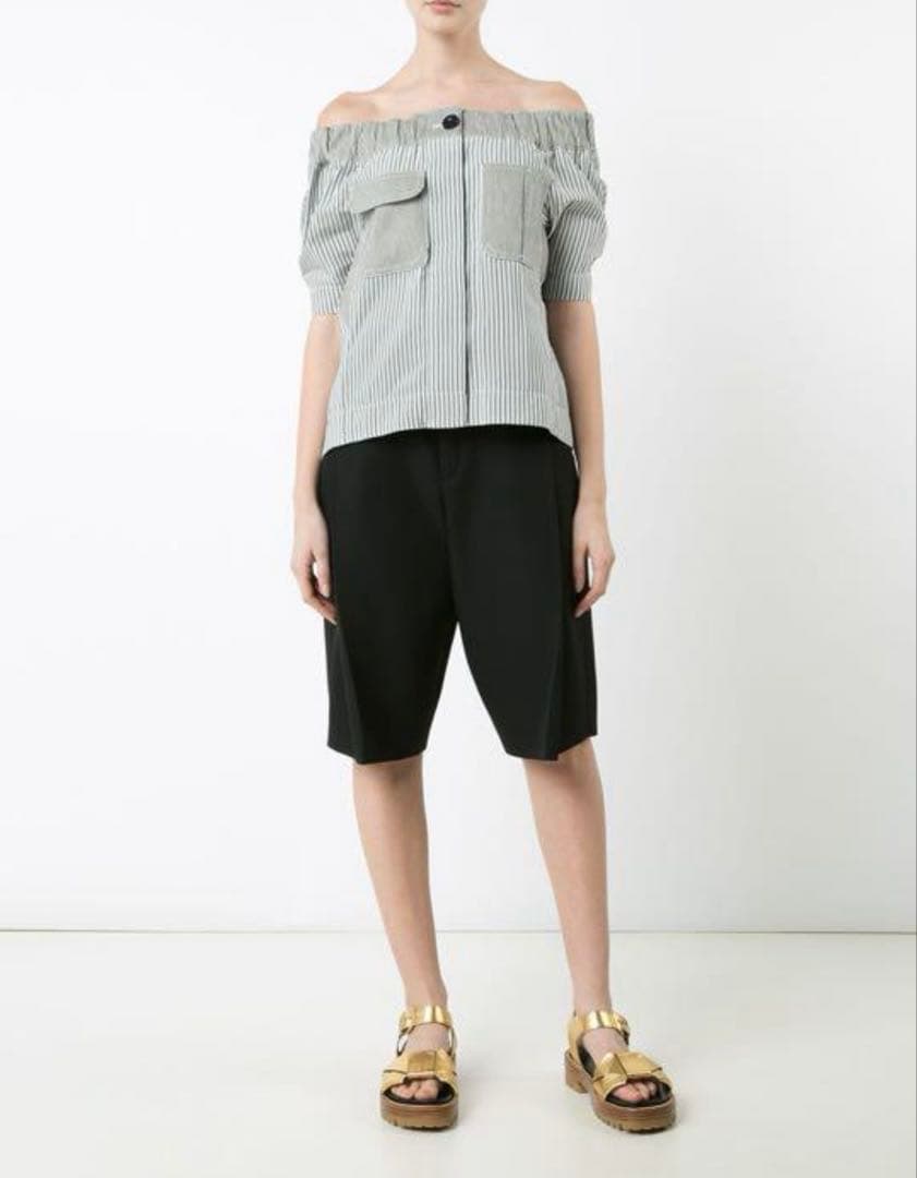 サカイ Sacai オフショルダー トップス