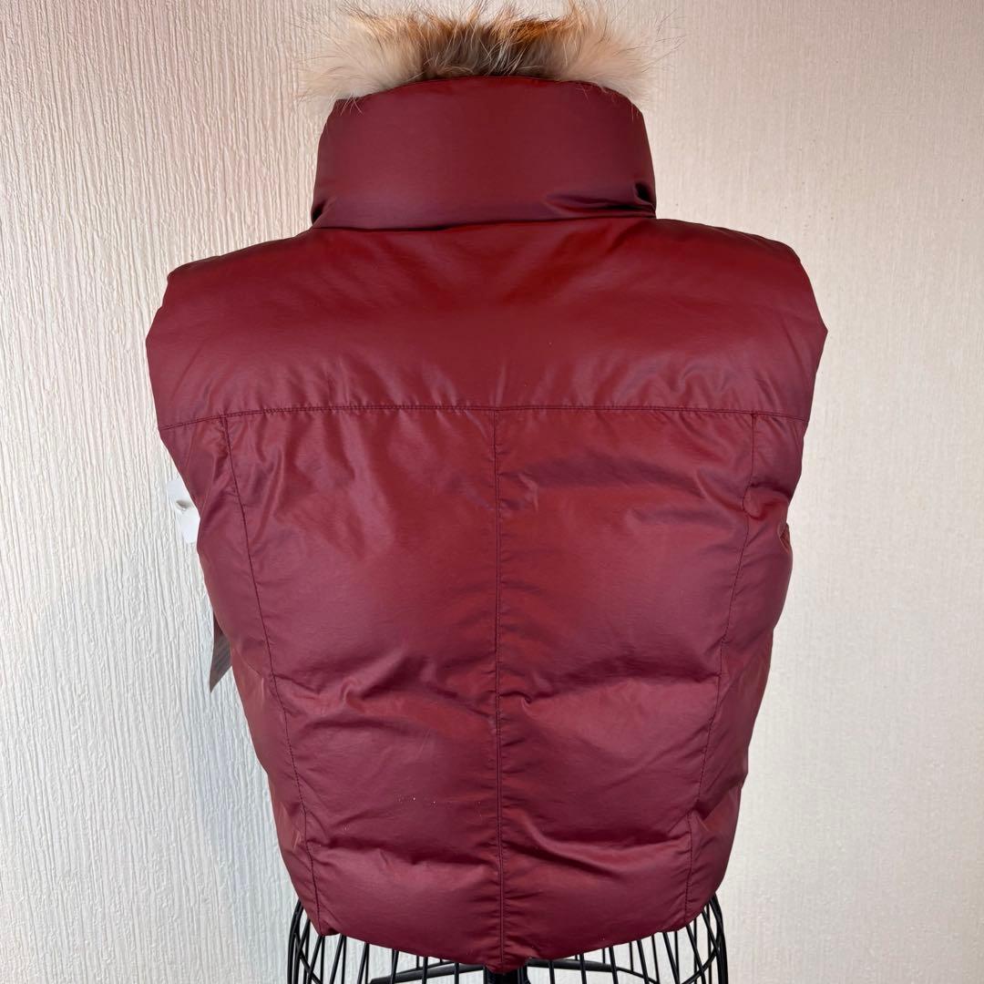 ★BURBERRY BLUＥLABEL★M★ファーダウンベスト★新品43000円