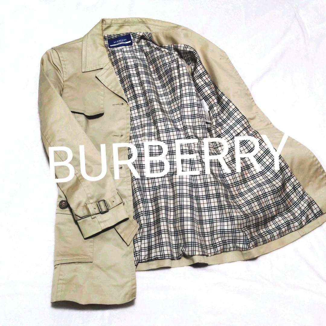 ay16. BURBERRY BLUE LABEL スプリングコート サイズ38