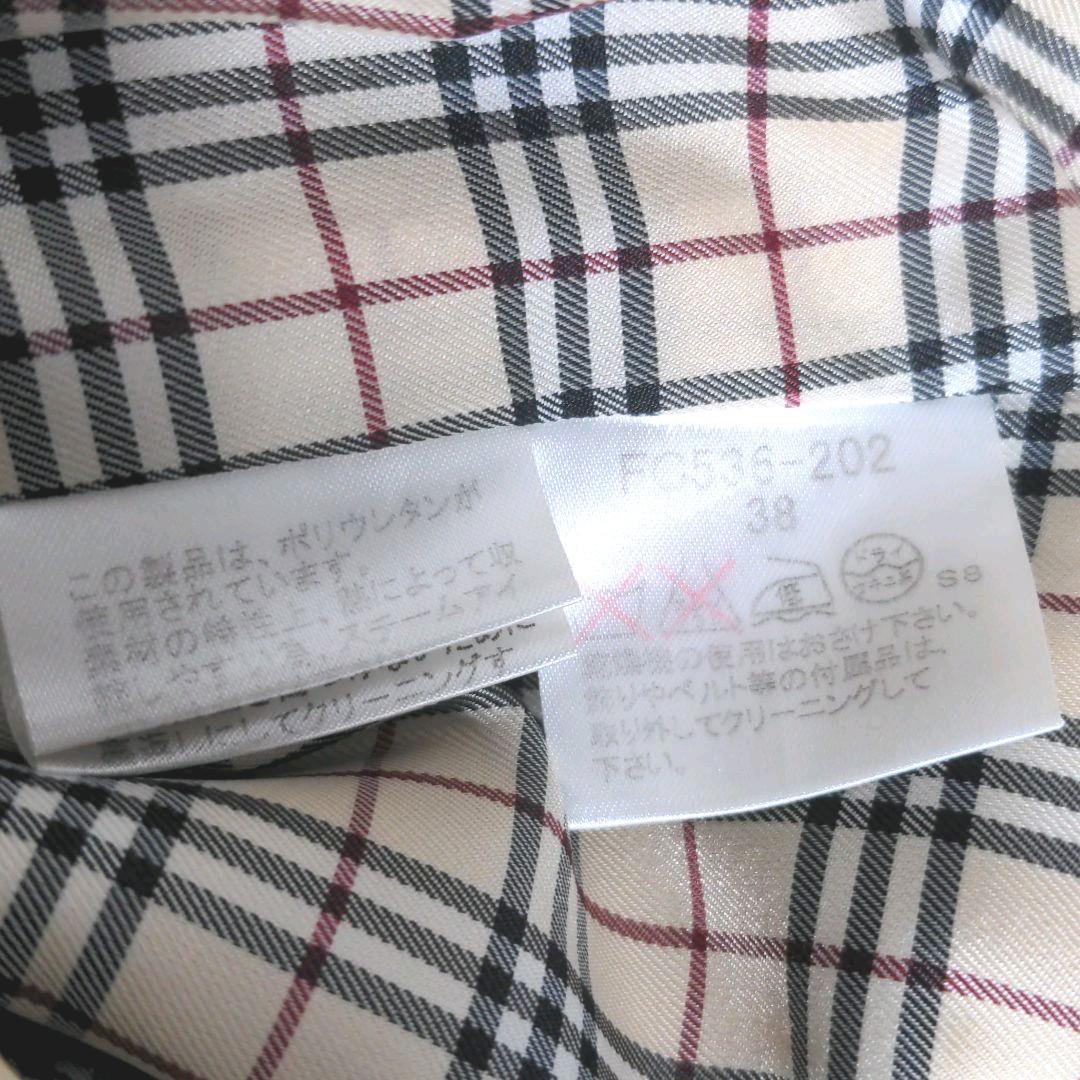 ay16. BURBERRY BLUE LABEL スプリングコート サイズ38