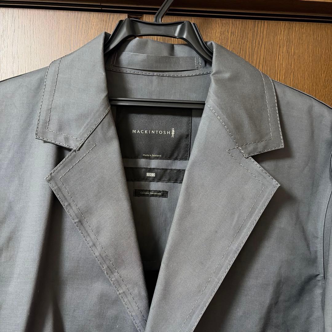 Mackintosh 0003 ゴム引きコート チェスターコート