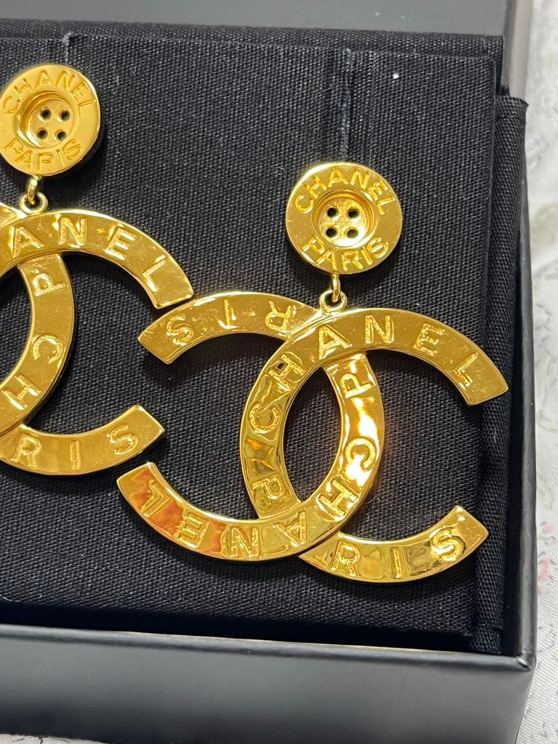 シャネル ピアス ccロゴ 大ぶり ココマーク