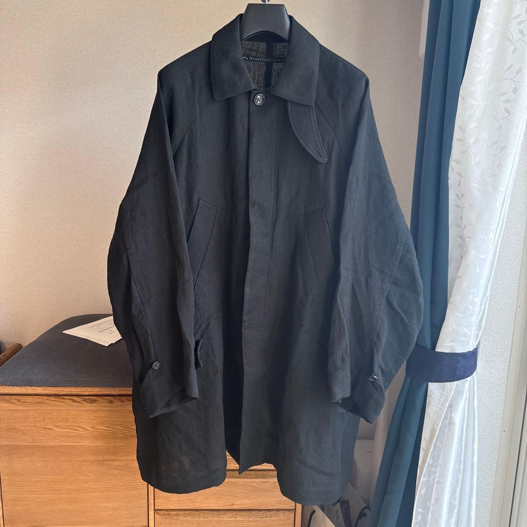 my beautiful landlet 24ss尾州ジャパンリネンハーフコート