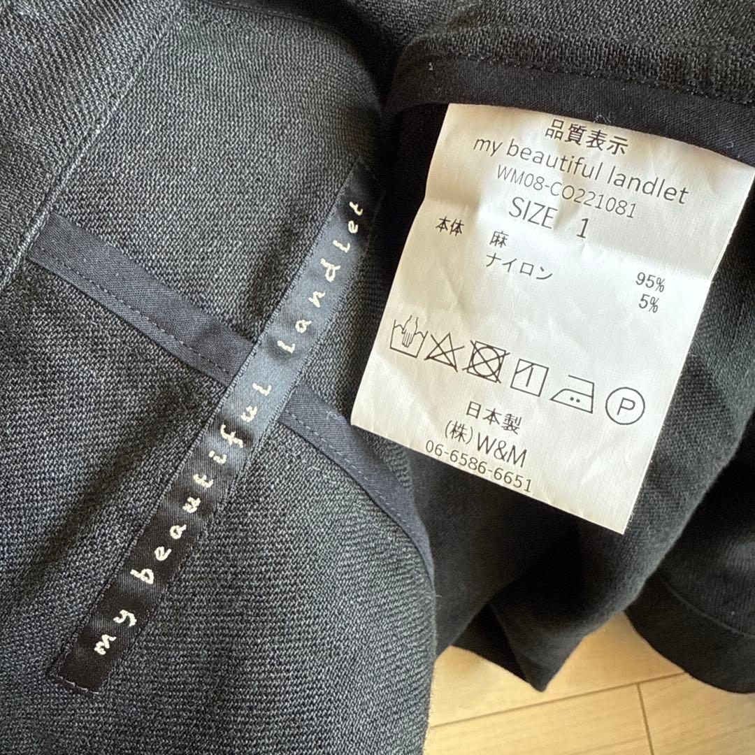 my beautiful landlet 24ss尾州ジャパンリネンハーフコート