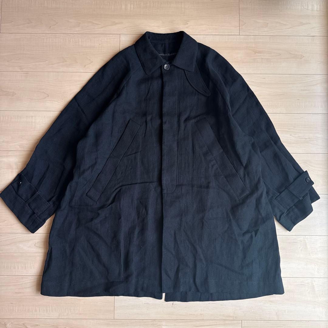 my beautiful landlet 24ss尾州ジャパンリネンハーフコート