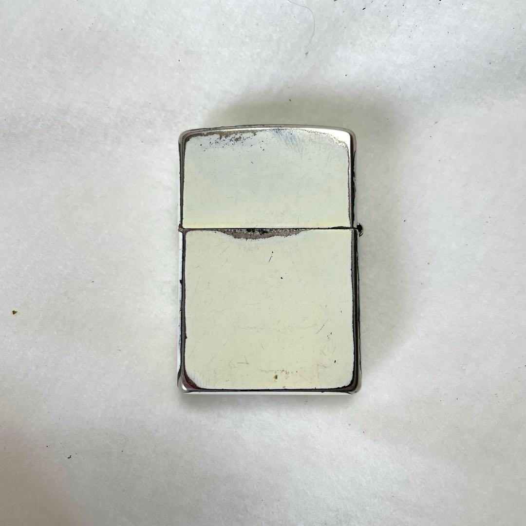 おまけ付きzippo ジッポ ライターpeaceブルーチタン2007年製モデル