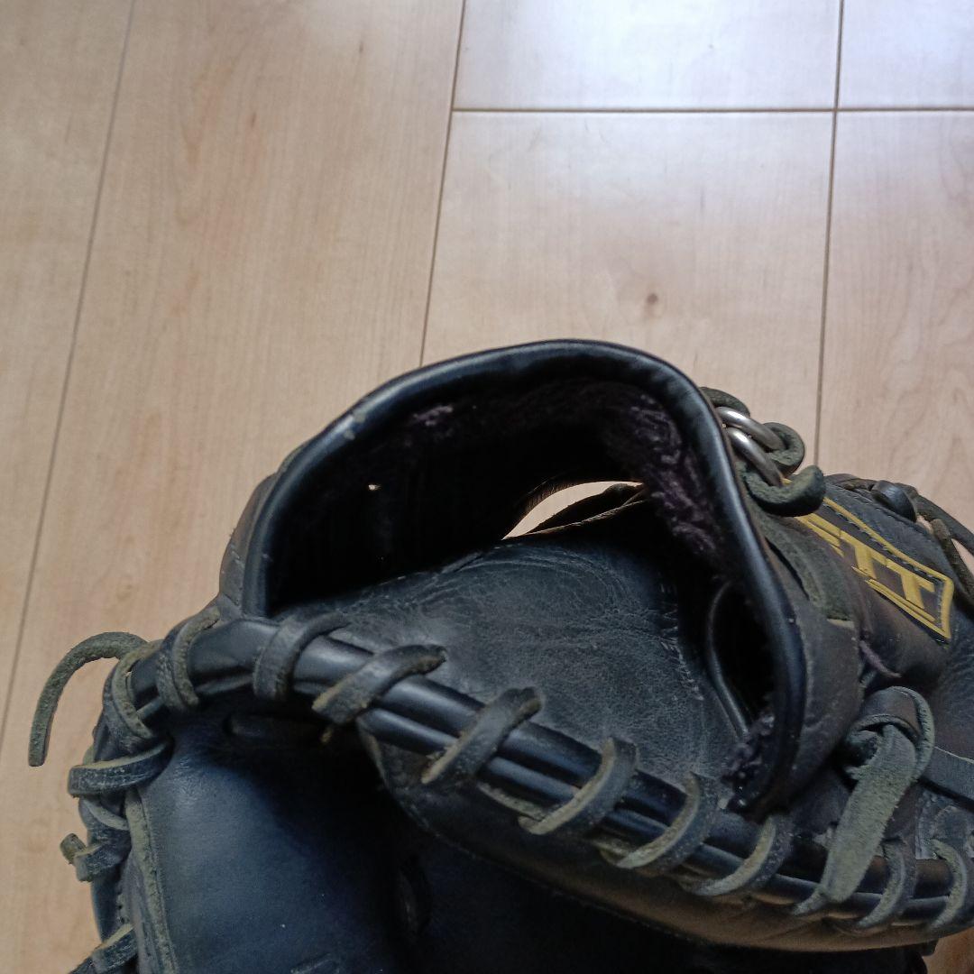 ZETT ゼット型抜群 即戦力 軟式 少年 キャッチャーミット　黒